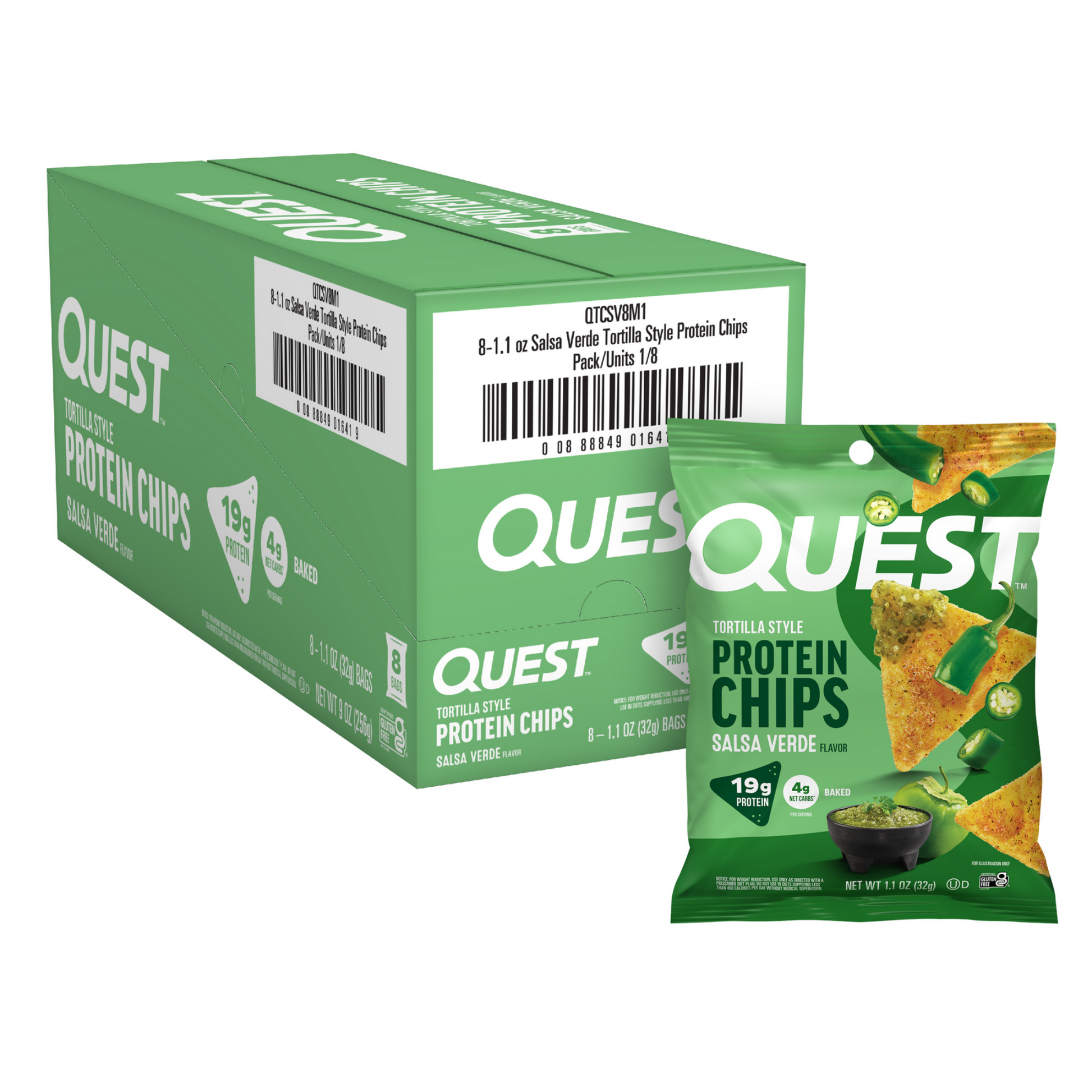 salsa-verde-tortilla-style-protein-chips-x7 110071_QN_USA_Pkg_ProteinChips_Tortilla_SV_8ctCarton_3D_Composite_Force_1.png